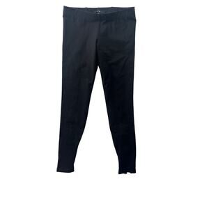 David Lerner Black Zipper Calf Leggings – Size S